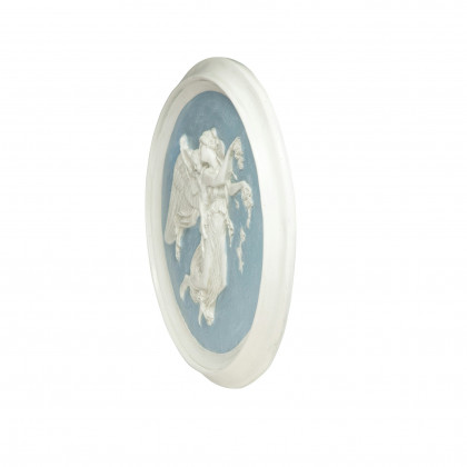 Toscano - Morning Angel Roundel Wall Sculpture