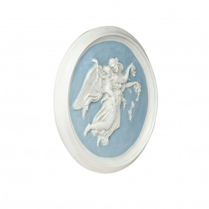 Toscano - Morning Angel Roundel Wall Sculpture