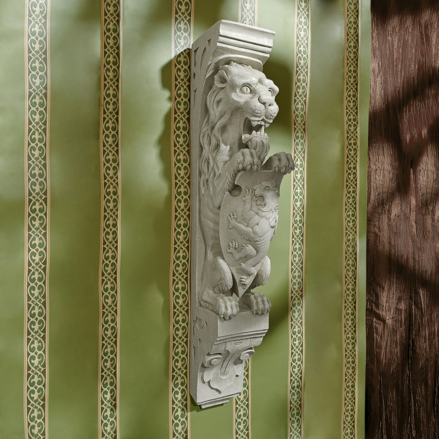 Toscano - Manor Lion Corbel Wall Sculpture