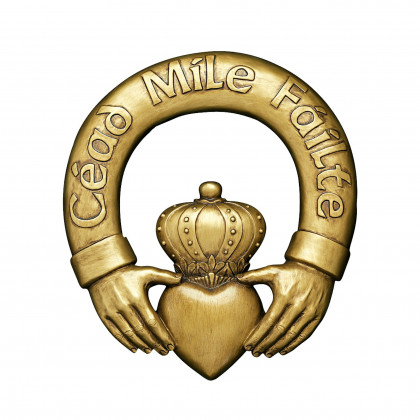 Toscano - One Hundred Thousand Welcomes Claddagh Wall Sculpture