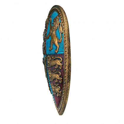 Toscano - Queen Victoria Royal Coat of Arms Sculptural Wall Shield