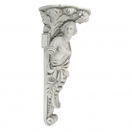 Toscano - French Baroque Caryatid Facing Left Wall Sculpture