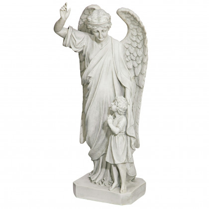 Toscano - Guardian Angel Child Prayer Garden Statue