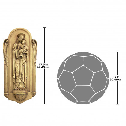 Toscano - Il Virgin Benedetto di Turin Wall Sculpture