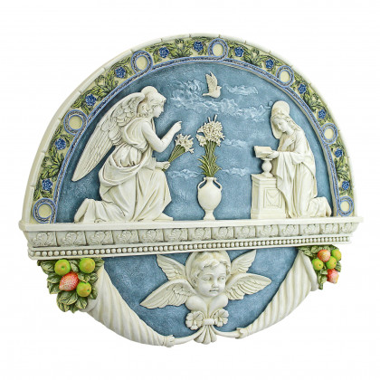 Toscano - The Annunciation to the Virgin Mary by Della Robbia Wall Sculpture
