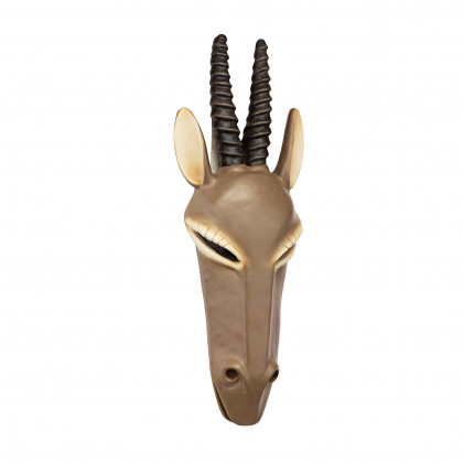 Toscano African Serengeti Animal Mask Tribal-Style Wall Sculpture - Gemsbok