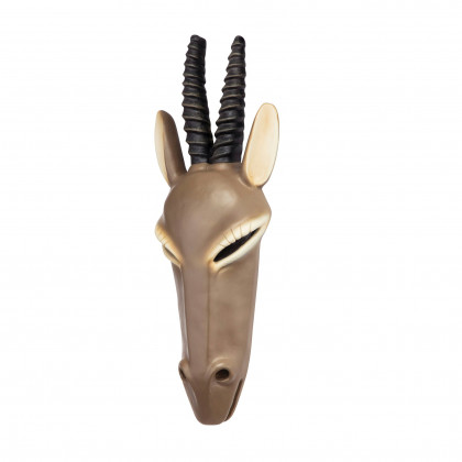 Toscano African Serengeti Animal Mask Tribal-Style Wall Sculpture - Gemsbok