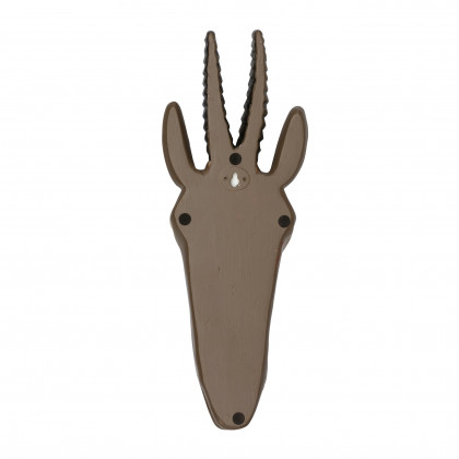 Toscano African Serengeti Animal Mask Tribal-Style Wall Sculpture - Gemsbok
