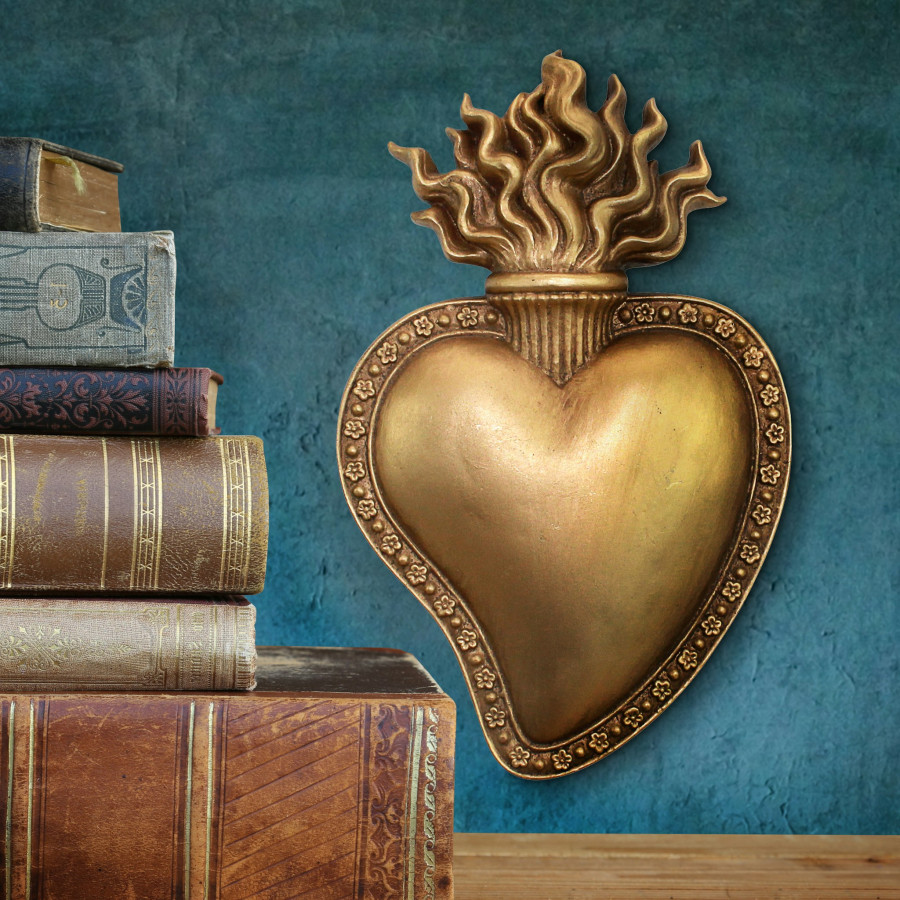 Toscano - Most Sacred Heart of Jesus Wall Sculpture