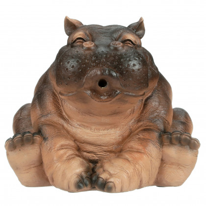 Toscano - Hannathe Hippo Spitter Piped Statue