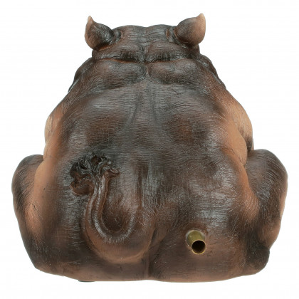 Toscano - Hannathe Hippo Spitter Piped Statue