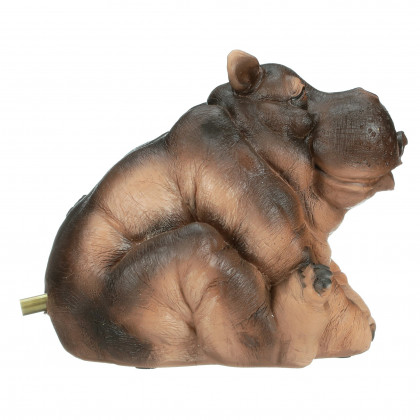 Toscano - Hannathe Hippo Spitter Piped Statue