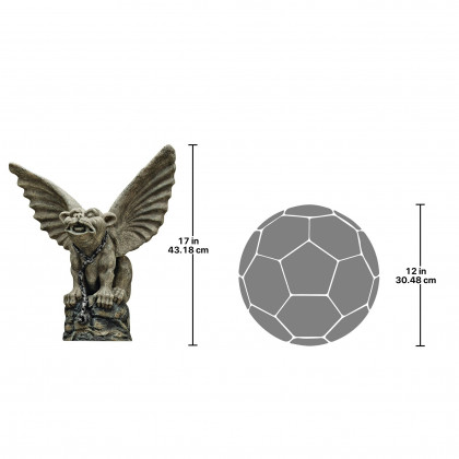 Toscano - Chained Cathedral Gargoyle Statue
