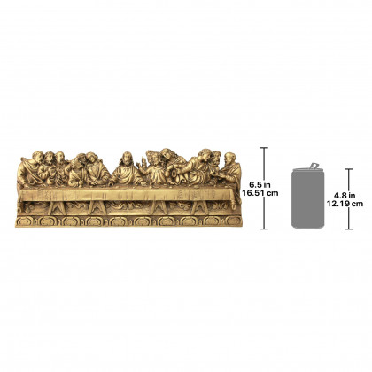 Toscano - The Last Supper Detailed Version Leonardo Da Vinci Wall Sculpture