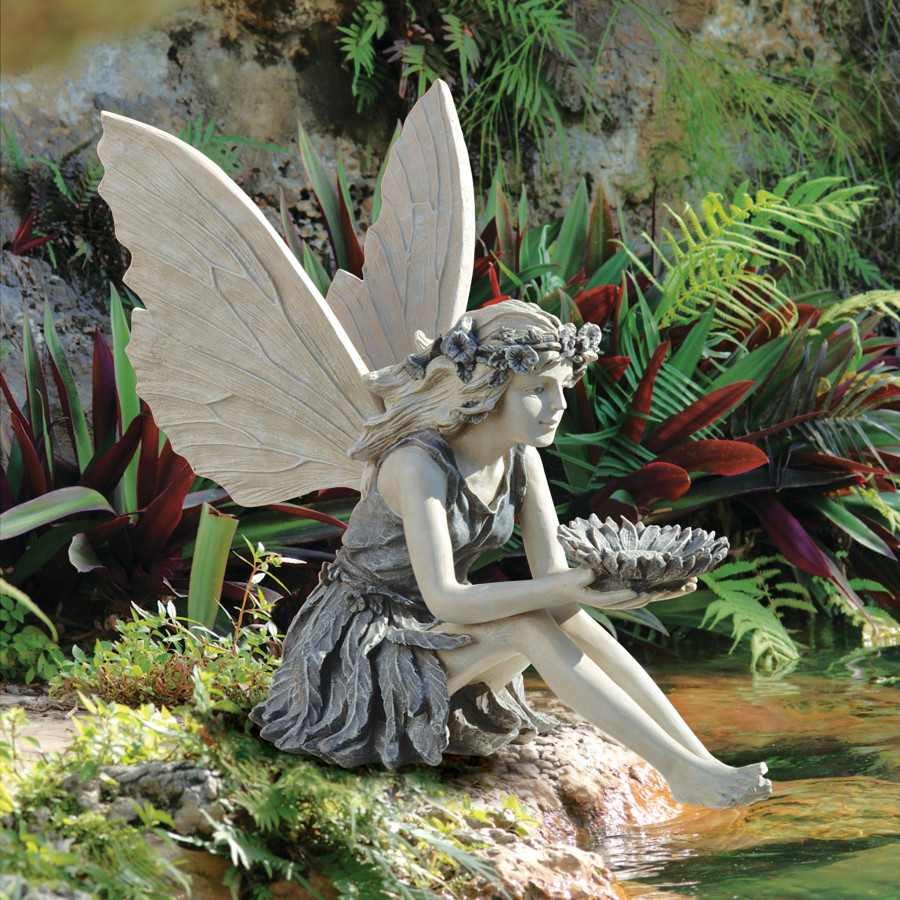 Toscano - The Sunflower Fairy Statue