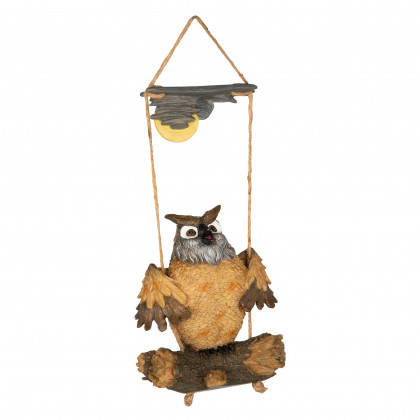 Toscano - Howie the Hoot Owl Swinging Sculpture
