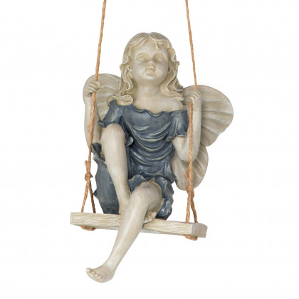Toscano - Summertime Fairy on a Swing Statue
