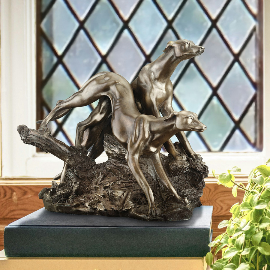 Toscano - Ahead of the Pack Greyhound Sculpture