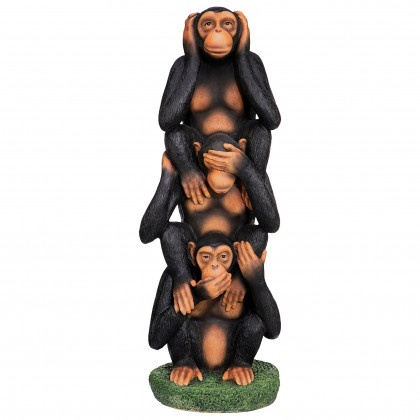 Toscano - Hear No EvilSee No EvilSpeak No Evil Monkeys Grand-Scale Statue