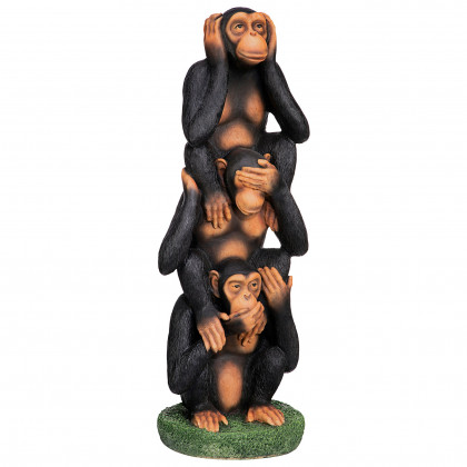 Toscano - Hear No EvilSee No EvilSpeak No Evil Monkeys Grand-Scale Statue