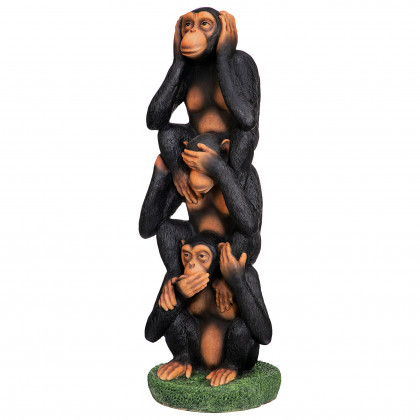 Toscano - Hear No EvilSee No EvilSpeak No Evil Monkeys Grand-Scale Statue