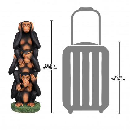 Toscano - Hear No EvilSee No EvilSpeak No Evil Monkeys Grand-Scale Statue