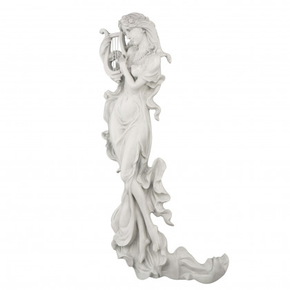 Toscano - Musical Muse Maiden Wall Sculpture