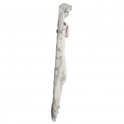 Toscano - Musical Muse Maiden Wall Sculpture