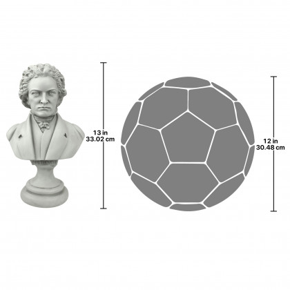Toscano Great Composer Sculpture - Beethoven