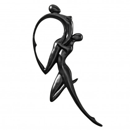 Toscano - Dance of Desire Ebony-Finished Wall Sculpture