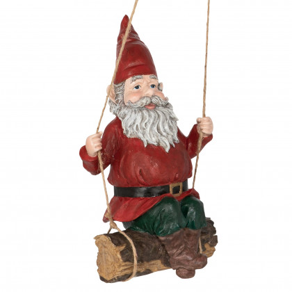 Toscano - Sammy the Swinging Gnome Statue