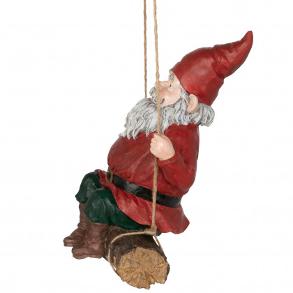 Toscano - Sammy the Swinging Gnome Statue