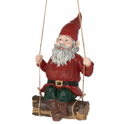 Toscano - Sammy the Swinging Gnome Statue