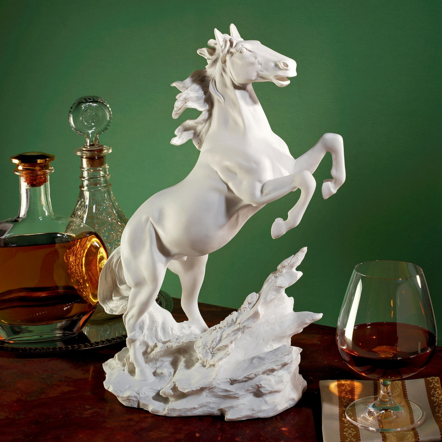Toscano - Untamed Beauty Bonded Marble Horse Statue