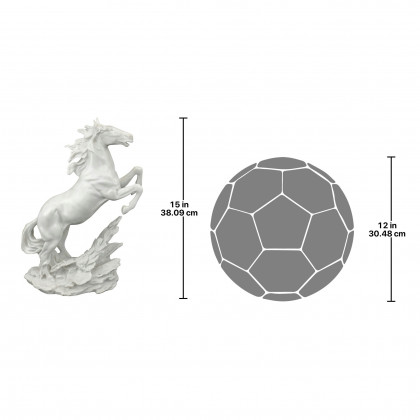 Toscano - Untamed Beauty Bonded Marble Horse Statue
