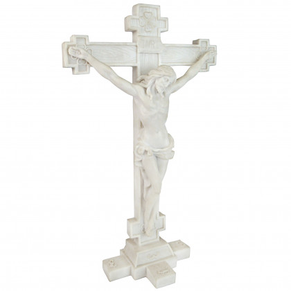 Toscano - Crucifix Body of Christ Bonded Marble Resin Statue