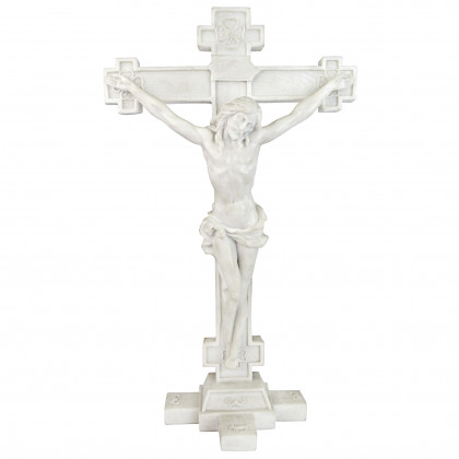 Toscano - Crucifix Body of Christ Bonded Marble Resin Statue