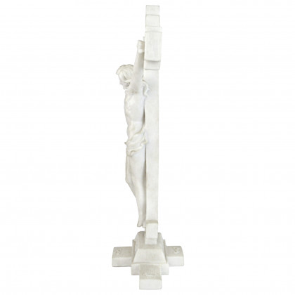 Toscano - Crucifix Body of Christ Bonded Marble Resin Statue