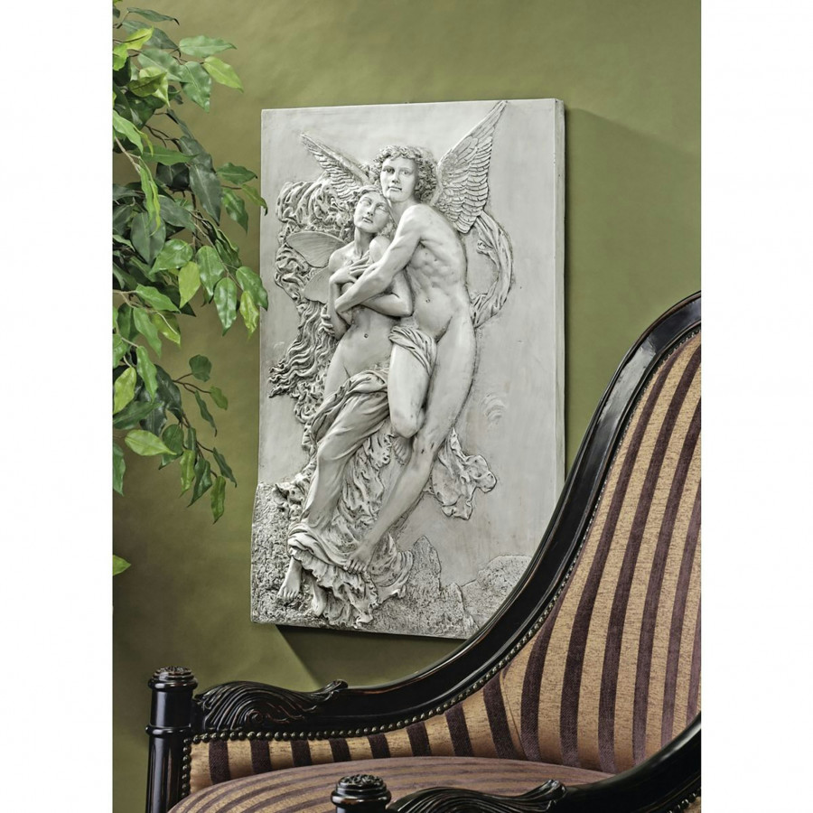 Toscano - Cupid  Psyche Frieze Wall Sculpture