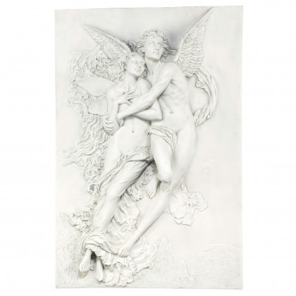 Toscano - Cupid  Psyche Frieze Wall Sculpture