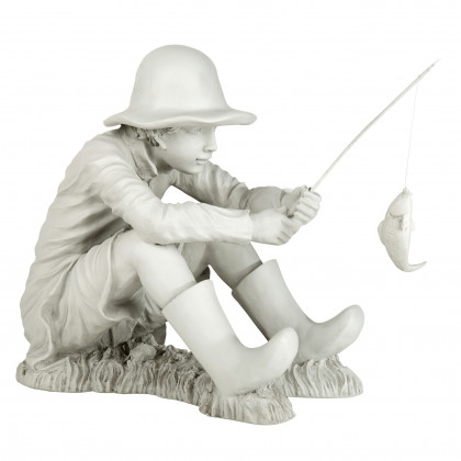 Toscano - Gone Fishing Fisherman Statue
