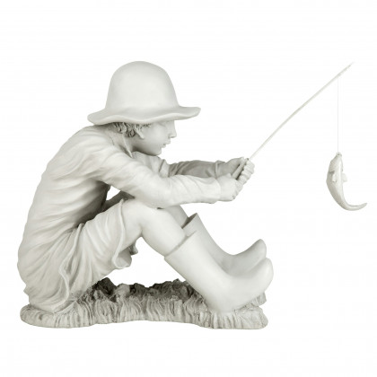 Toscano - Gone Fishing Fisherman Statue