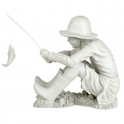 Toscano - Gone Fishing Fisherman Statue