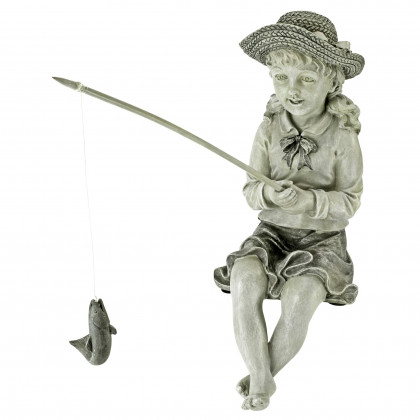 Toscano Nellie Big Catch Fisherwoman Statue - Small
