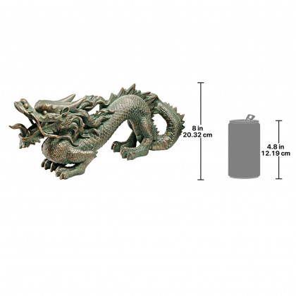 Toscano Asian Dragon of the Great Wall Statue - Medium