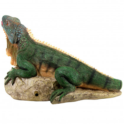 Toscano - Ikethe Iguana Spitter Piped Statue