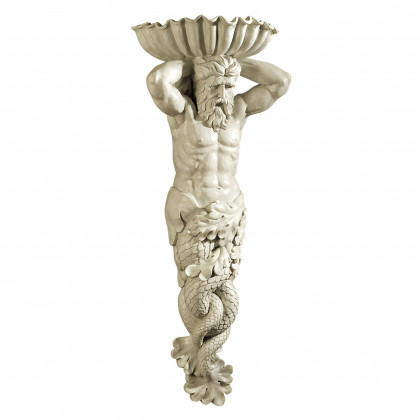 Toscano - Atlantes God of the Sea Wall Sculpture