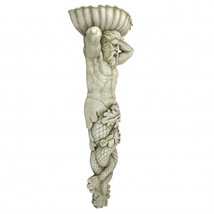 Toscano - Atlantes God of the Sea Wall Sculpture
