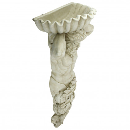 Toscano - Atlantes God of the Sea Wall Sculpture