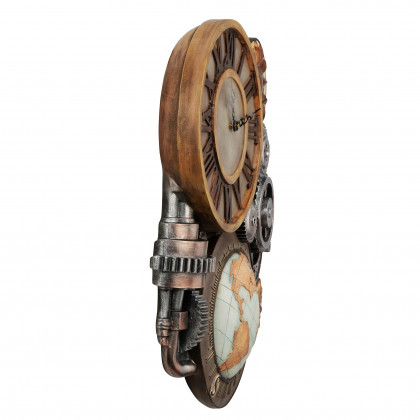 Toscano Gears of Time Sculptural Wall Clock — Large